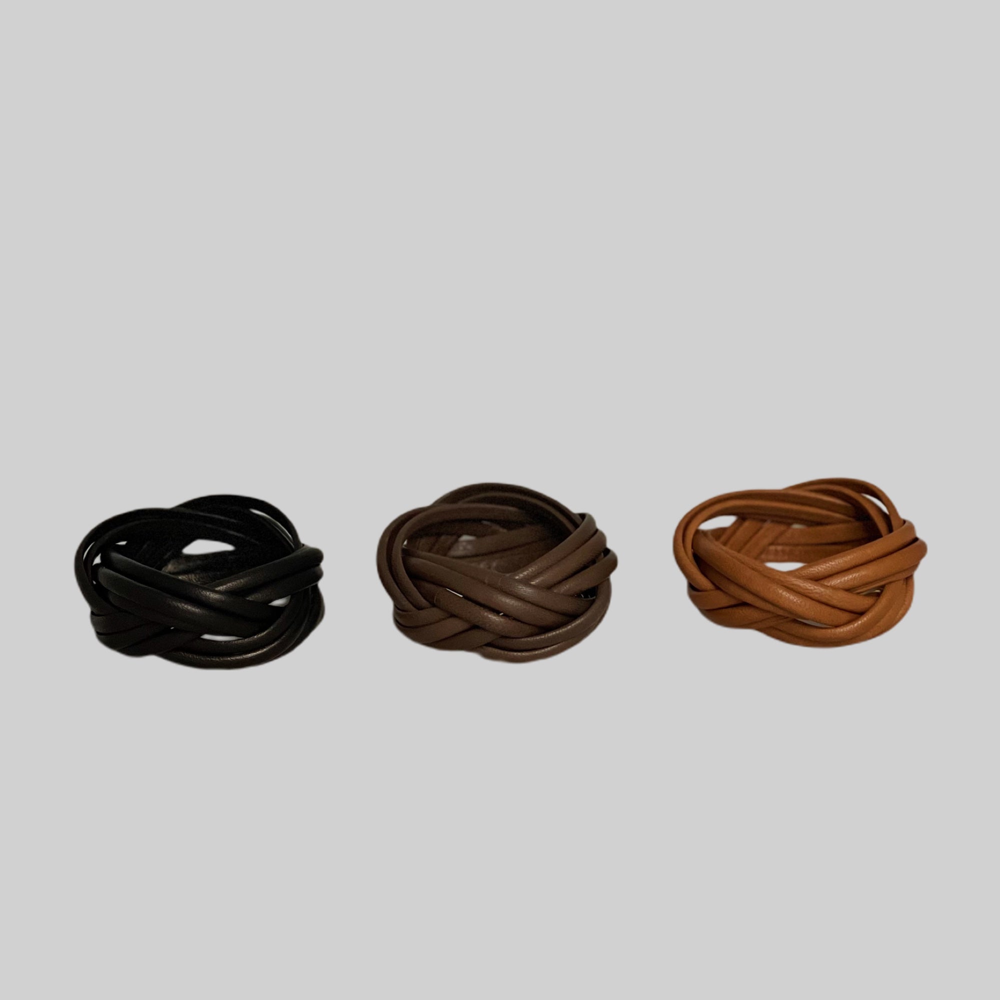 Ribichini Lockdown Bracelet smal Cognac