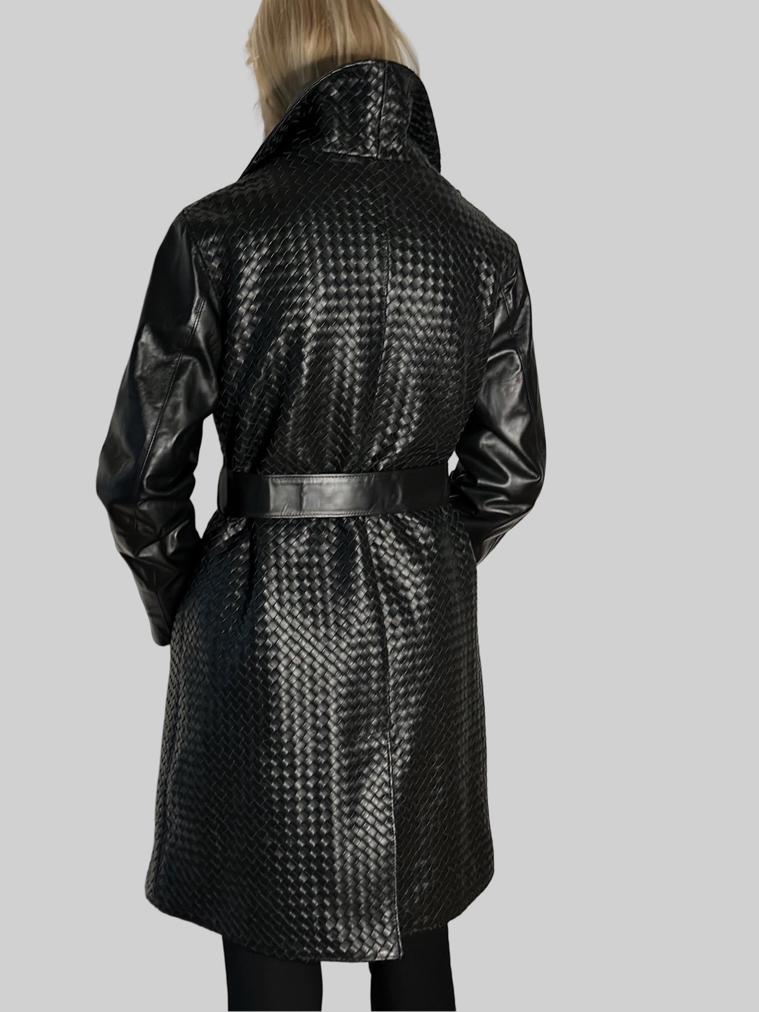 Ribichini Learher coat sort Limited edition